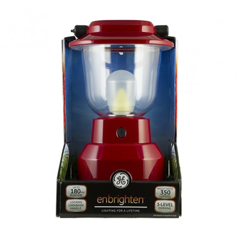 Enbrighten Weather Resistant Dimmable LED Lantern with USB
